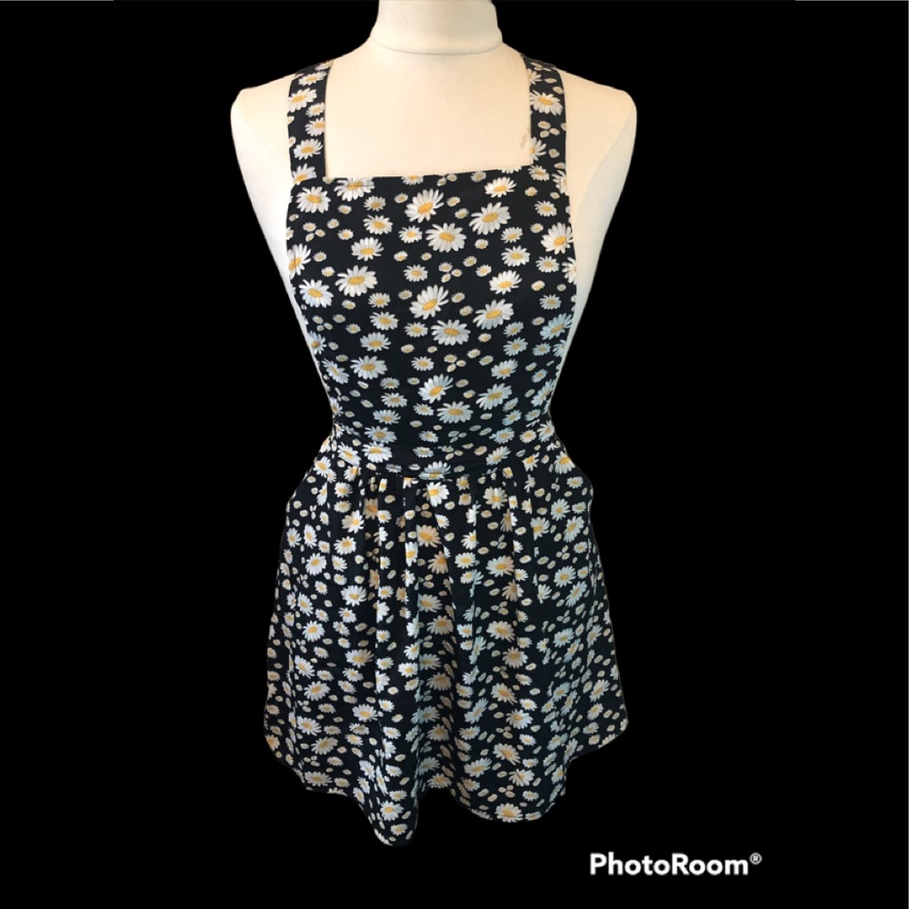 Sunflower bib front summer dress